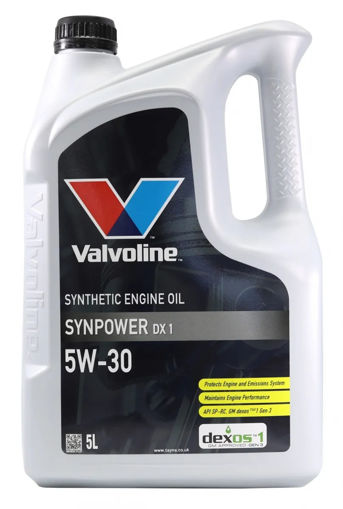 روغن موتور والوالین 5W-30 SYNPOWER DX1 حجم 5 لیتر VALVOLINE