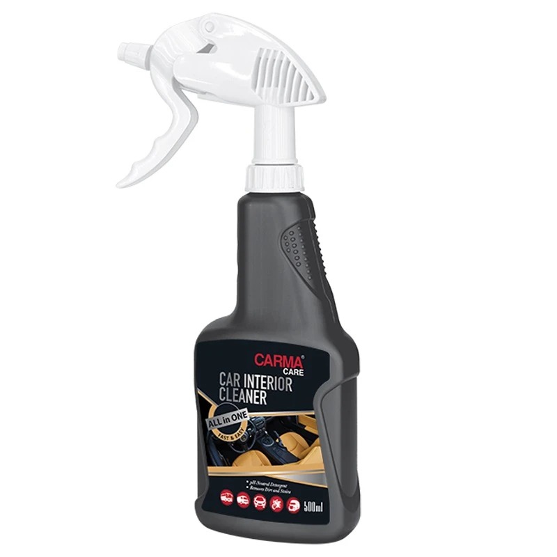 اسپری صفرشوی داخل کابین کارماکر مدل Car Interior Cleaner حجم 500 میلی لیتر