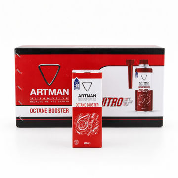 کارتن 20 عددی اکتان بوستر آرتمن Nitro+ 600 میلی‌لیتر همراه بسته تکی