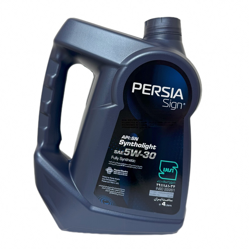 روغن موتور پرشیا ساین 5W-30 API SN حجم 4 لیتر | Persia Sign