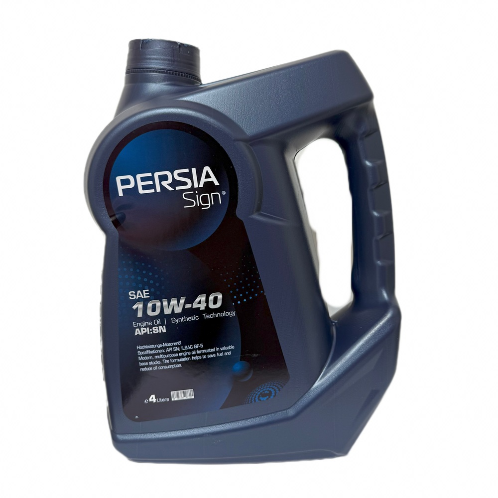 روغن موتور پرشیا ساین 10W-40 API SN حجم 4 لیتر | Persia Sign
