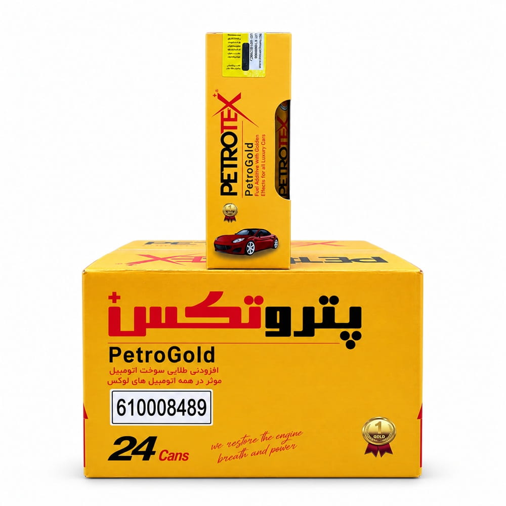 کارتن 24 عددی اکتان بوستر پتروتکس PetroGold 300 میلی‌لیتر
